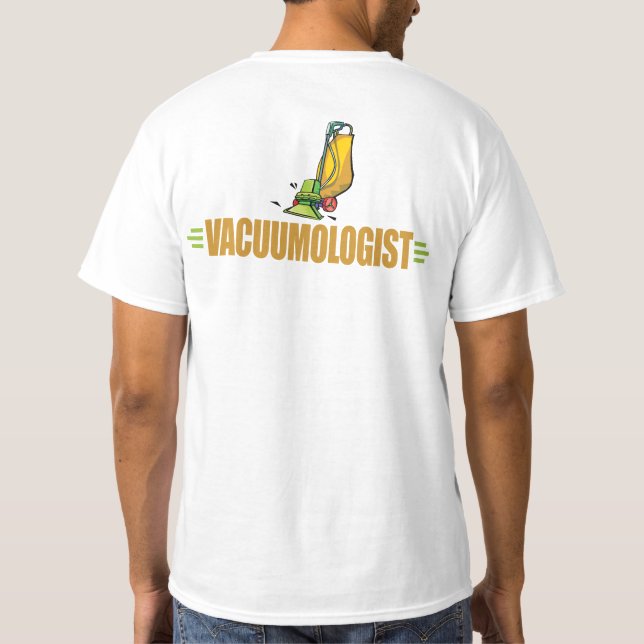 T-shirt Engraçado no vácuo (Verso)