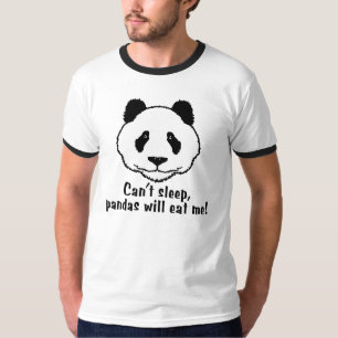 T-shirt Engraçado Panda