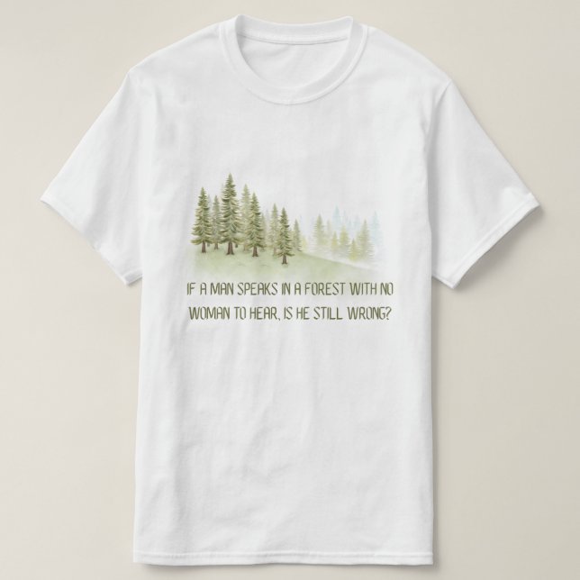 T-Shirt engraçado para homens (Frente do Design)