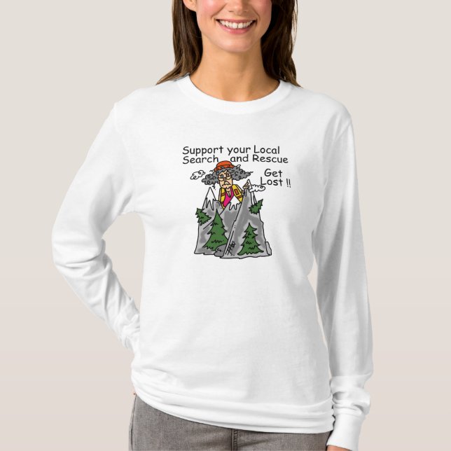 T-shirt Engraçado Perder (Frente)