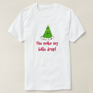 T-shirt Engraçado Piadas de Natal Feriado Humor Xmas Dive