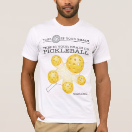 T-Shirt Engraçado Pickleball
