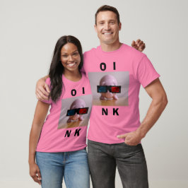 T-Shirt Engraçado Pink Bank
