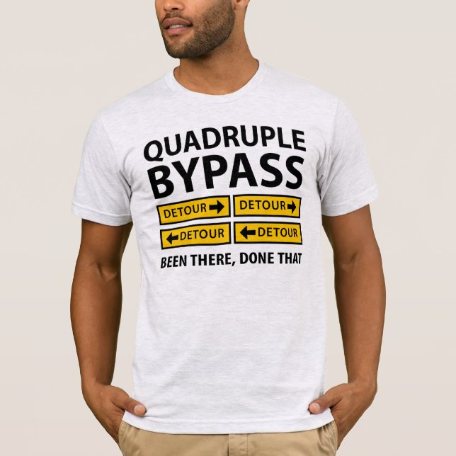 T-shirt Engraçado quadruplique sinais do rodeio da (Frente)