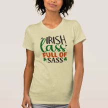 T-Shirt Engraçado Sarcástico Dia de São Patrício