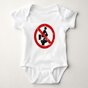 T-shirt Engraçado sem pés no assento ⚠ símbolo tailandês ⚠