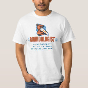 T-shirt Engraçado Snowboard Lover Snowboarder