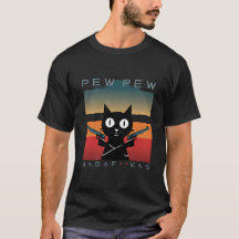 T-Shirt Engraçado | Tee de Memória de Gato Retroat