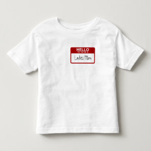 T-shirt Engraçado Toddler T-Shirt, Olá Meu Nome é Senhoras