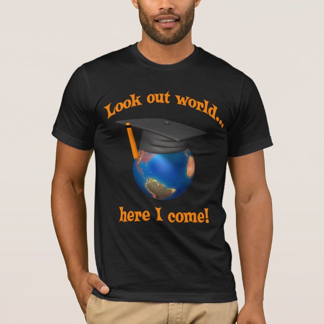T-shirt engraçados da graduação (Frente)