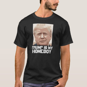 T-shirt engraçados de Donald Trump, FICAR EM CASA