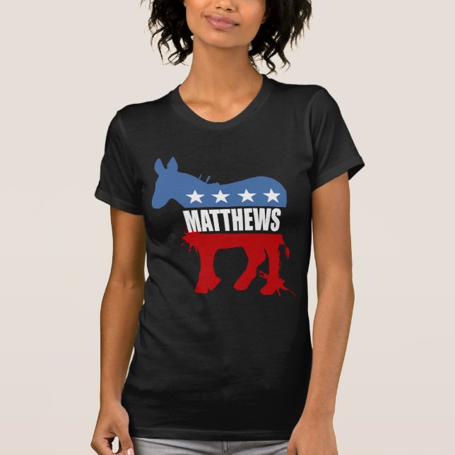 T-shirt Engrenagem da eleição de MATTHEWS (Frente)