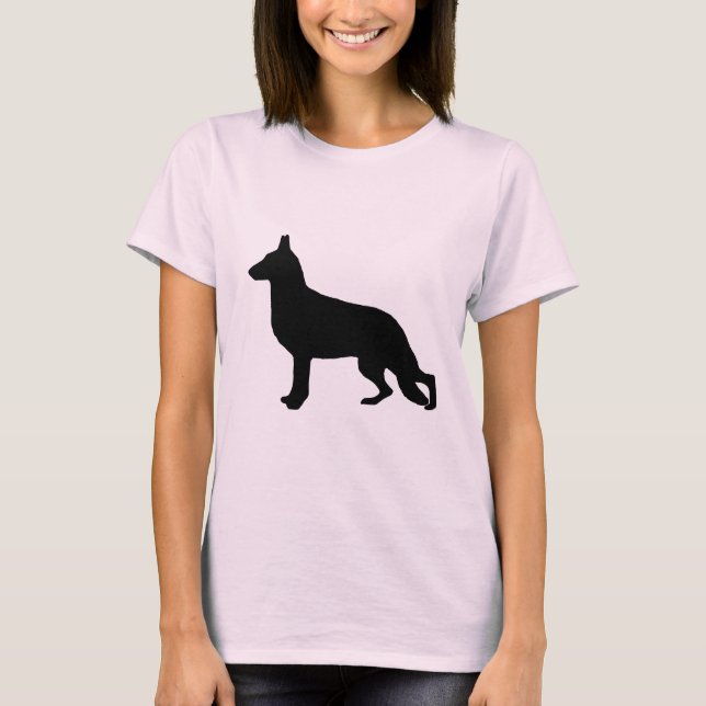 T-shirt Engrenagem do german shepherd (Frente)
