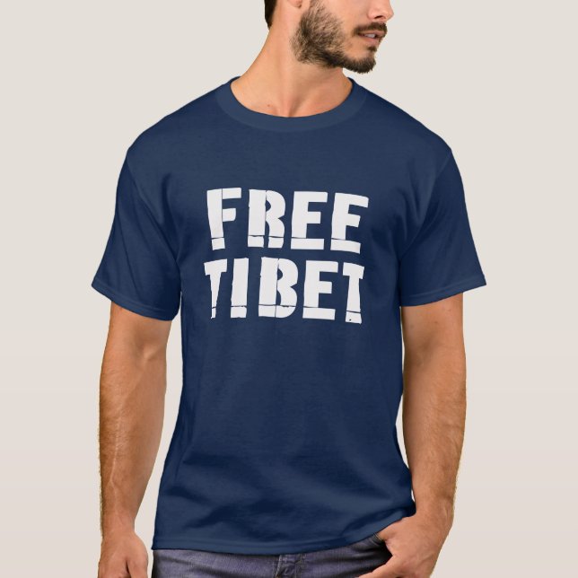 T-SHIRT & ENGRENAGEM LIVRES DE TIBET (Frente)