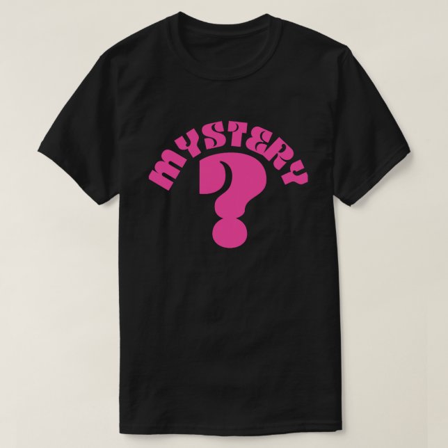 T-Shirt Enigma Misterioso Rosa (Frente do Design)