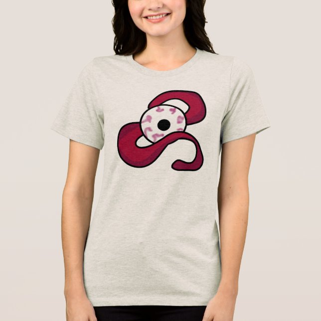 T-Shirt Enigmático Enrelaçado (Frente)