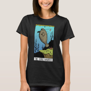 T-shirt enorme da obscuridade do peixe-boi das