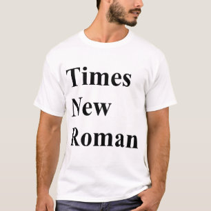 T-shirt enorme de Times New Roman