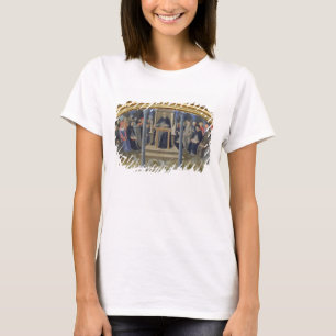 T-shirt Ensino de St Thomas Aquinas (óleo no painel)