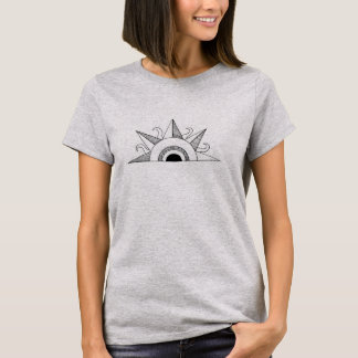 T-shirt ensolarado do olho
