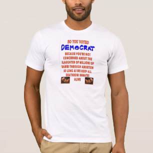 T-SHIRT ENTÃO VOCÊ VOTOU DEMOCRATA