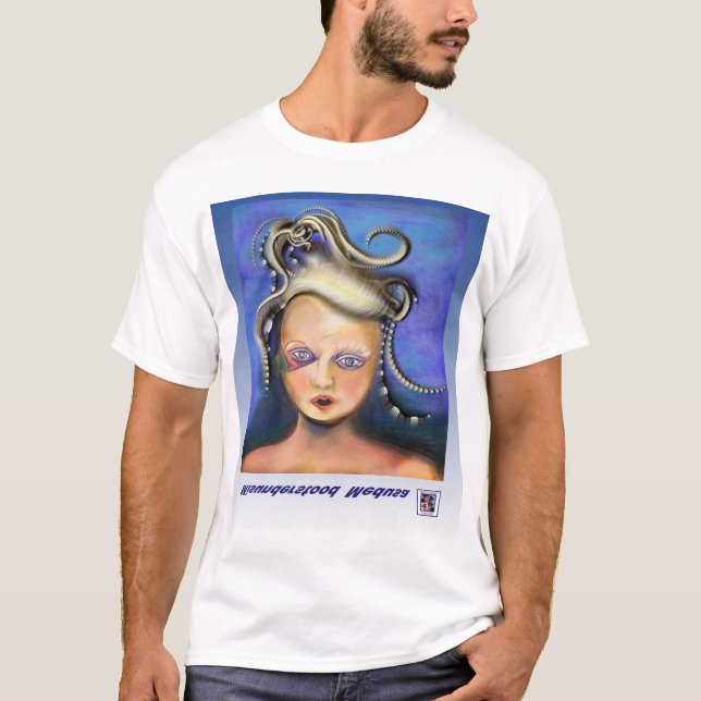 T-shirt entendido mal do Medusa por Anjo Lafin (Frente)