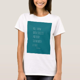 T-shirt Enterre-os Com Um Peido