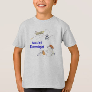 T-shirt Entomologista assistente
