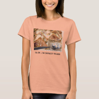 T-shirt Entra... sou totalmente vegano!