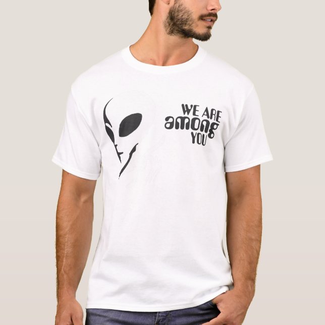 T-shirt Entre você T gráfico (Frente)