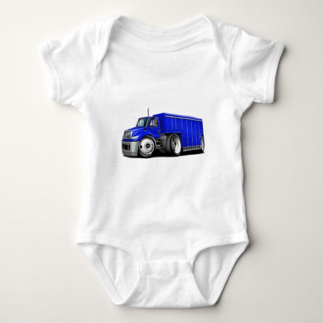 T-shirt Entrega azul internacional Truck.png (Frente)
