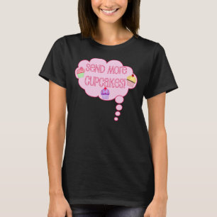 T-shirt Envie mais cupcakes!