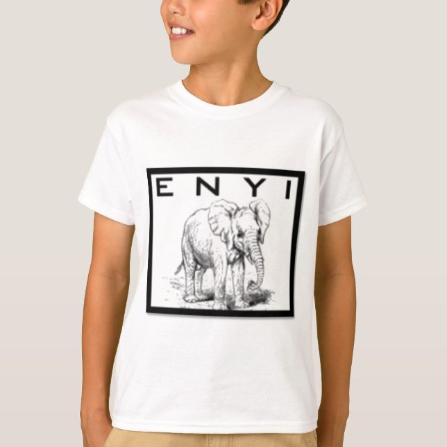 T-SHIRT ENYI (ELEFANTE DO IGBO) (Frente)