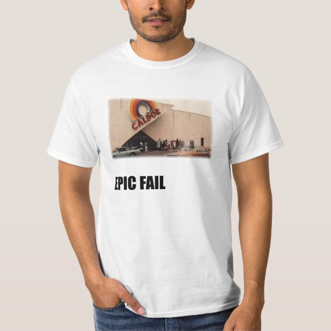 T-shirt épico da falha de Caldor (Frente)