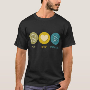 T-shirt Epidemiologia do amor da paz