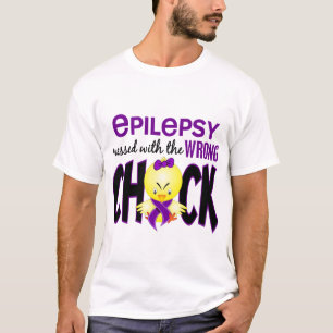 T-shirt Epilepsia sujada com o pintinho errado