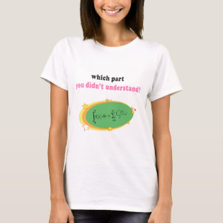 T-shirt Equação complexa da matemática