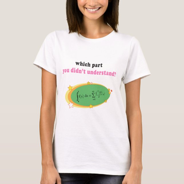 T-shirt Equação complexa da matemática (Frente)