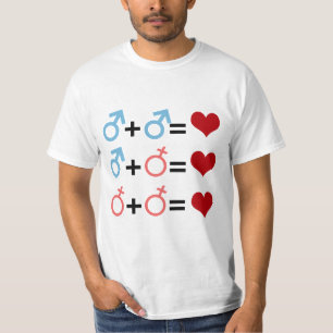T-SHIRT EQUAÇÃO DE AMOR
