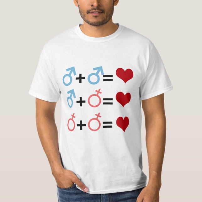 T-SHIRT EQUAÇÃO DO AMOR (Frente)