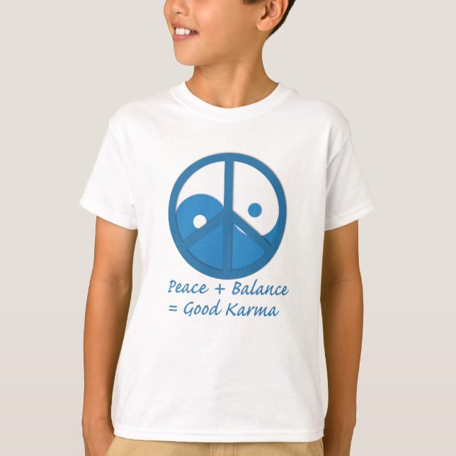 T-shirt Equação para o Bom Karma (Frente)