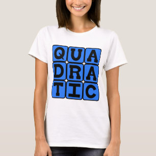 T-shirt Equação Quadrática, Matemática