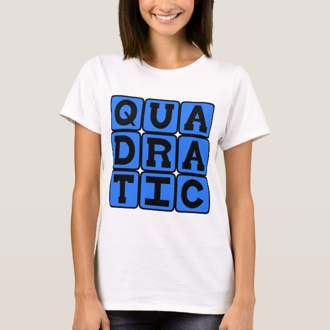 T-shirt Equação Quadrática, Matemática (Frente)