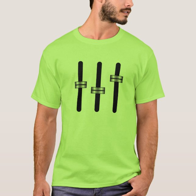 T-shirt equalizador e de 3 bandas (Frente)