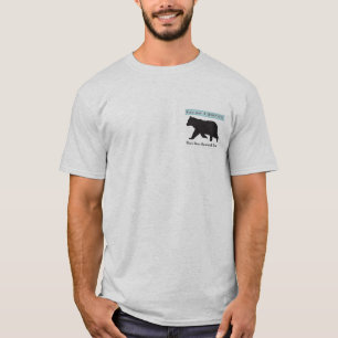 T-shirt Equipa de investigação do urso preto de BWCAW