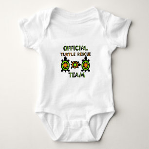 T-shirt Equipa de salvamento oficial 1 da tartaruga