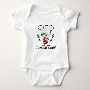 T-shirt Equipamento júnior do bebê do cozinheiro chefe