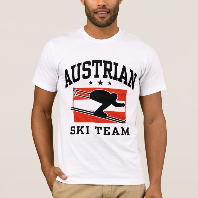 T-shirt Equipe Austríaca de Esqui (Frente)