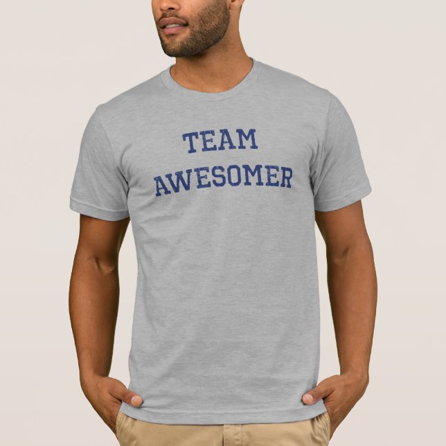 T-shirt Equipe Awesomer (Frente)