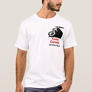 T-shirt Equipe Canadá 24 Unicycle da montanha da hora